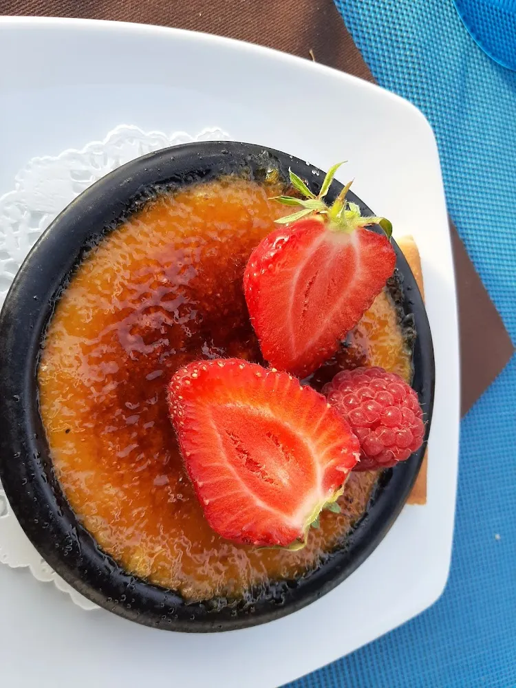 Creme Brûlée Coulis d'Orange